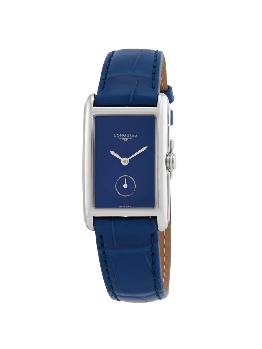 Женские часы Longines Dolce Vita Quartz с синим циферблатом L5.512.4.90.2 — изображение 1 из 3, оттенок серебряный