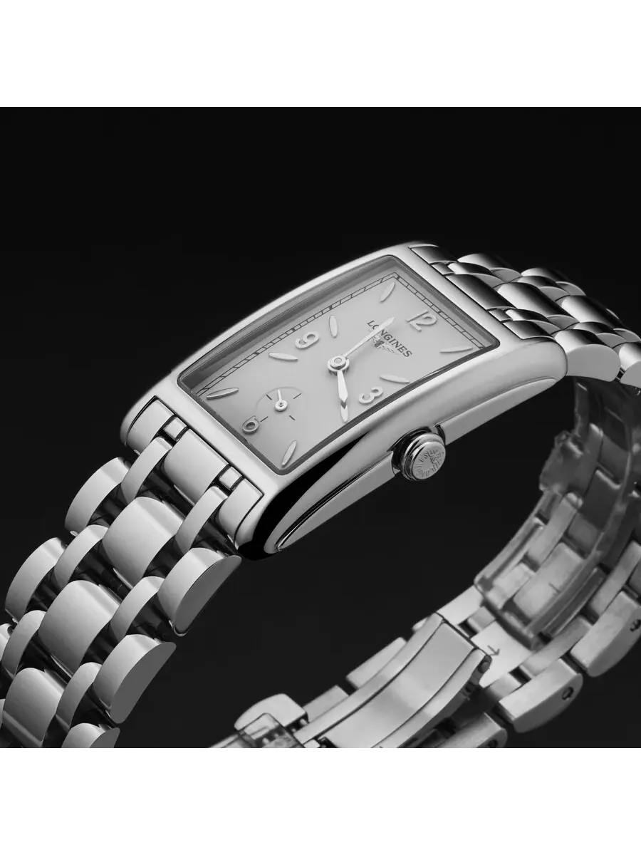 Женские часы Longines DolceVita Quartz с матовым белым циферблатом L5.512.4.16.6 — изображение 2 из 4, оттенок серебряный
