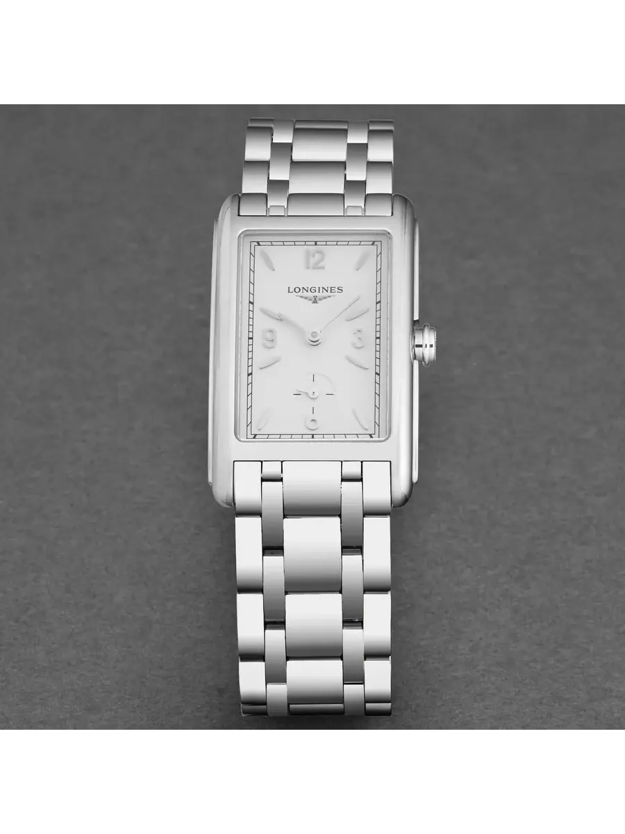 Женские часы Longines DolceVita Quartz с матовым белым циферблатом L5.512.4.16.6 — изображение 4 из 4, оттенок серебряный