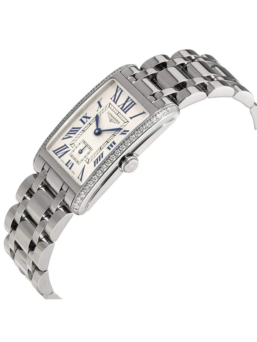 Женские часы Longines Dolcevita Quartz с бриллиантами L5.512.0.71.6 — изображение 2 из 3, оттенок серебряный