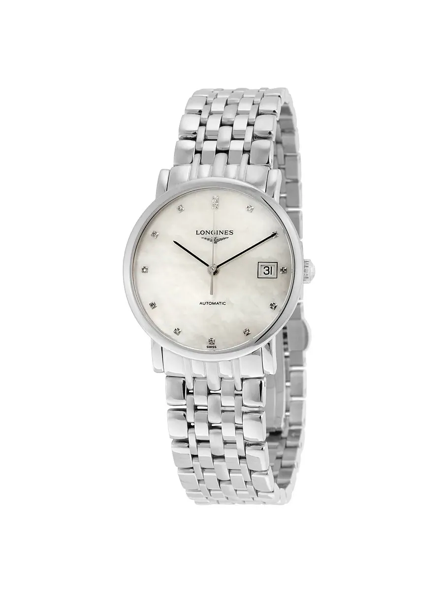 Женские элегантные автоматические часы Longines с перламутровым корпусом L4.809.4.87.6 — изображение 1 из 3