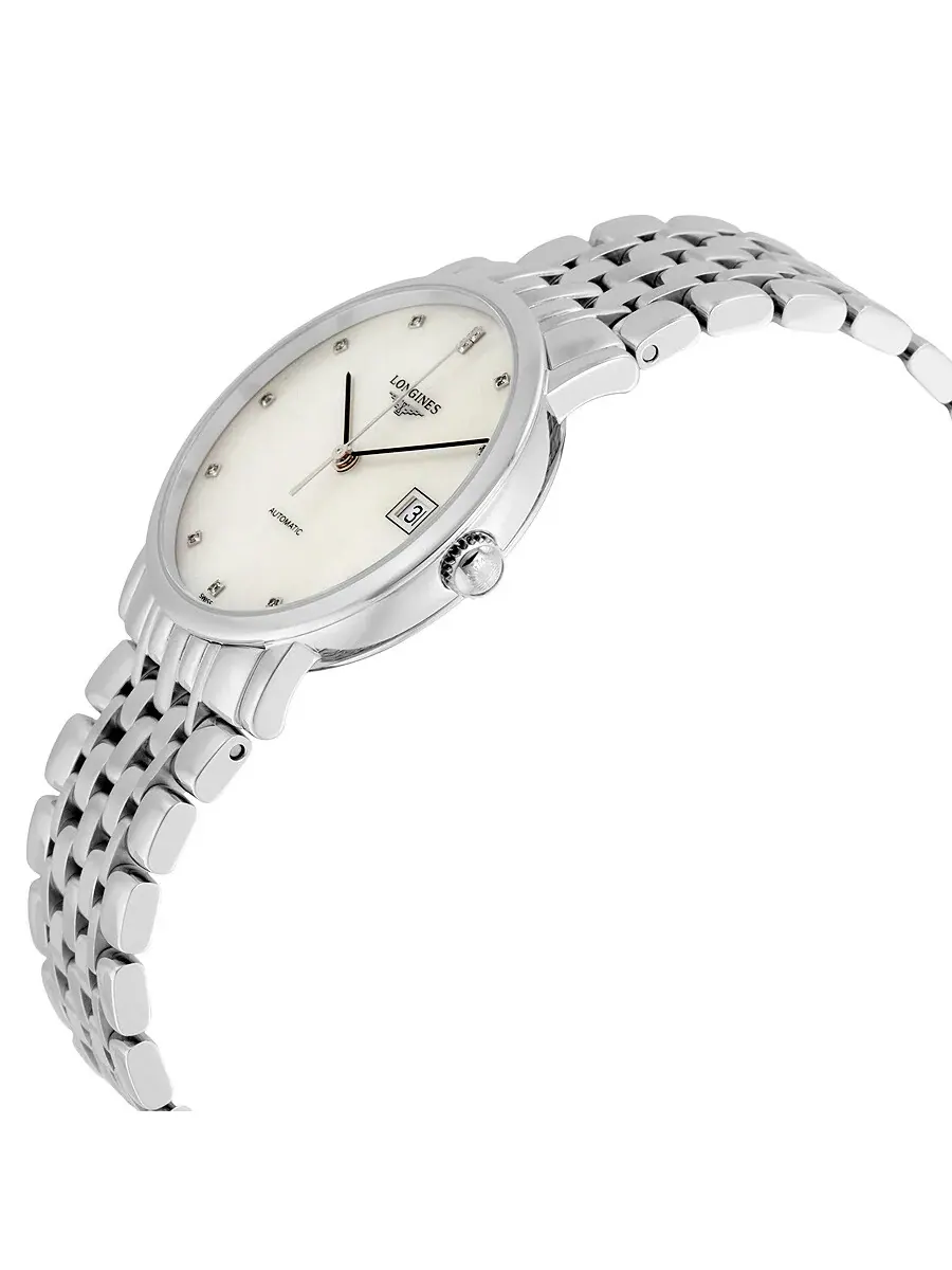 Женские элегантные автоматические часы Longines с перламутровым корпусом L4.809.4.87.6 — изображение 2 из 3