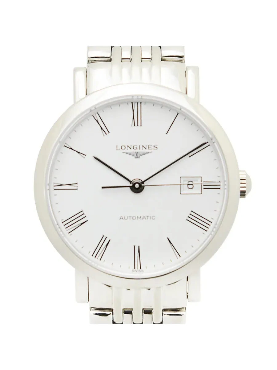 Женские часы Longines Elegant Automatic с белым циферблатом L4.310.4.11.6 — изображение 1 из 5, оттенок серебряный