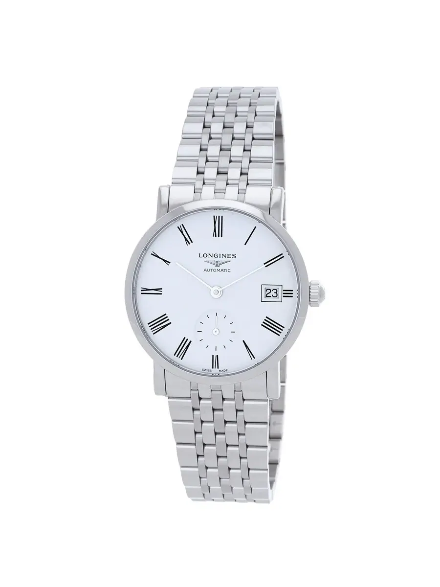 Женские часы Longines Elegant Automatic с белым циферблатом L4.312.4.11.6 — изображение 1 из 3, оттенок серебряный