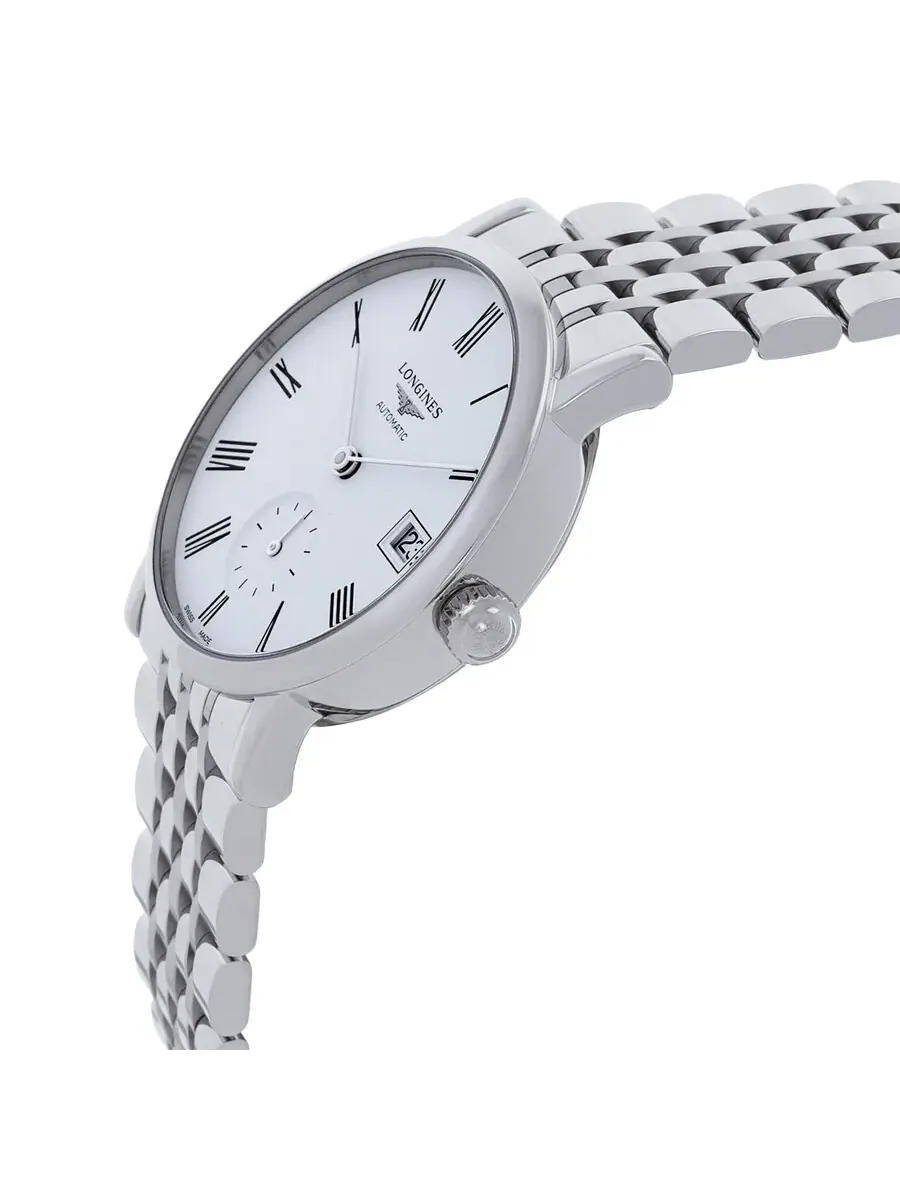 Женские часы Longines Elegant Automatic с белым циферблатом L4.312.4.11.6 — изображение 2 из 3, оттенок серебряный