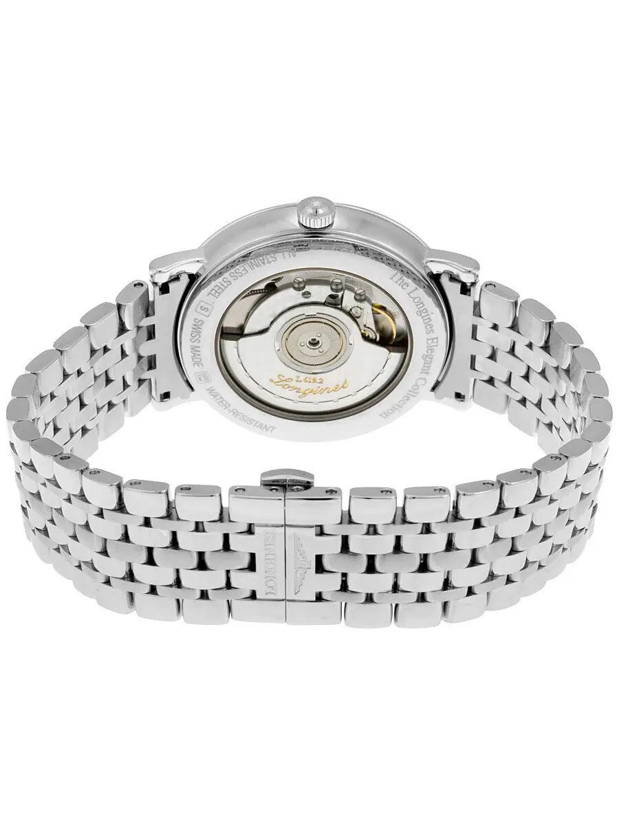 Мужские часы Longines Elegant Automatic с белым циферблатом L4.910.4.12.6 — изображение 3 из 3, оттенок серебряный