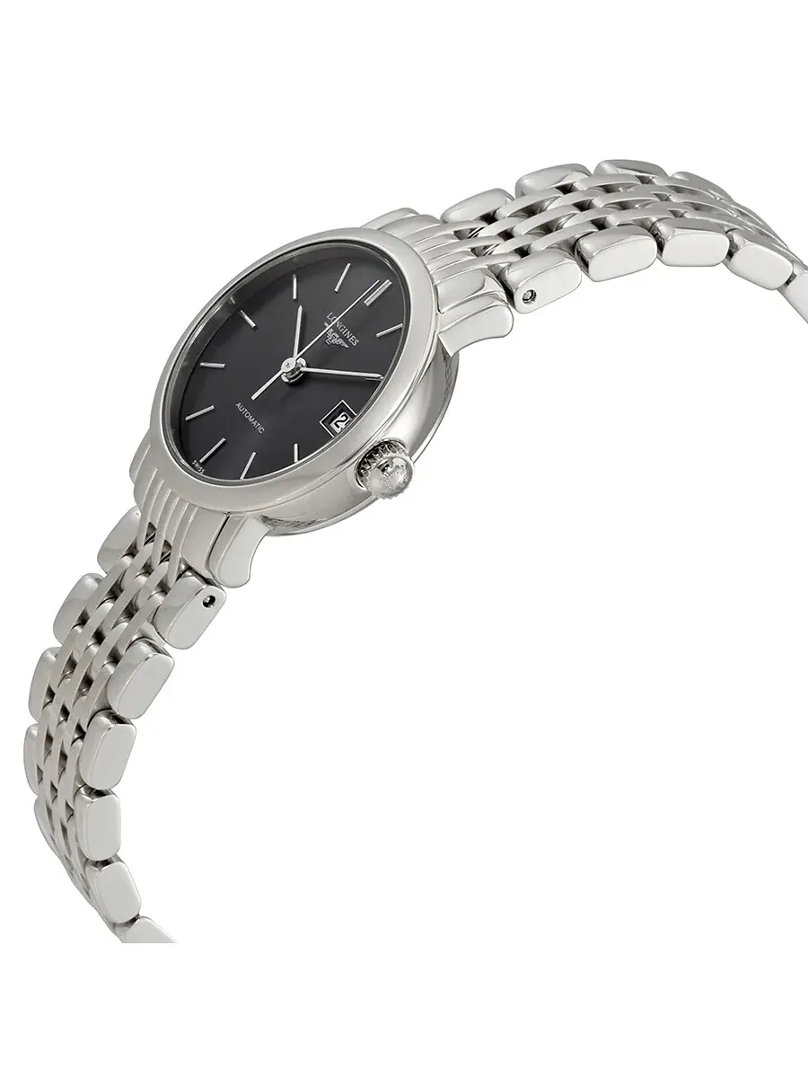 Женские часы Longines с элегантным серым циферблатом, автоматические L4.309.4.72.6 — изображение 2 из 3, оттенок серый