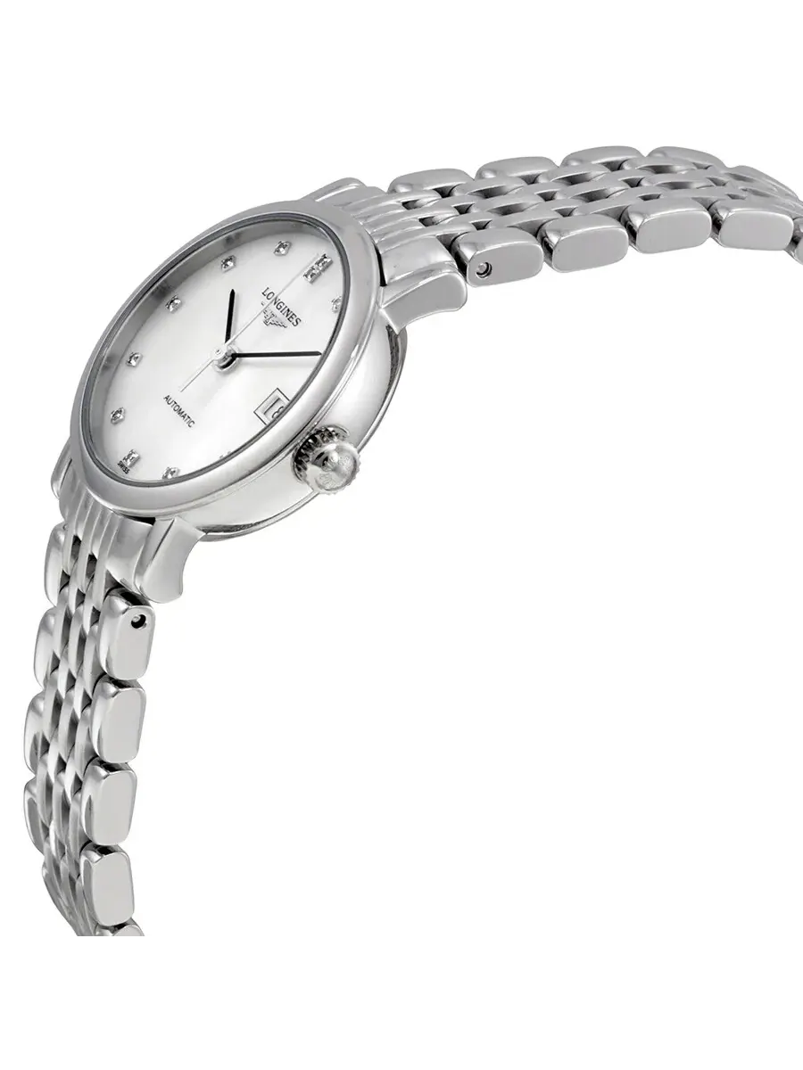 Женские часы Longines с перламутровым циферблатом L43094876 — изображение 2 из 4, оттенок серебряный