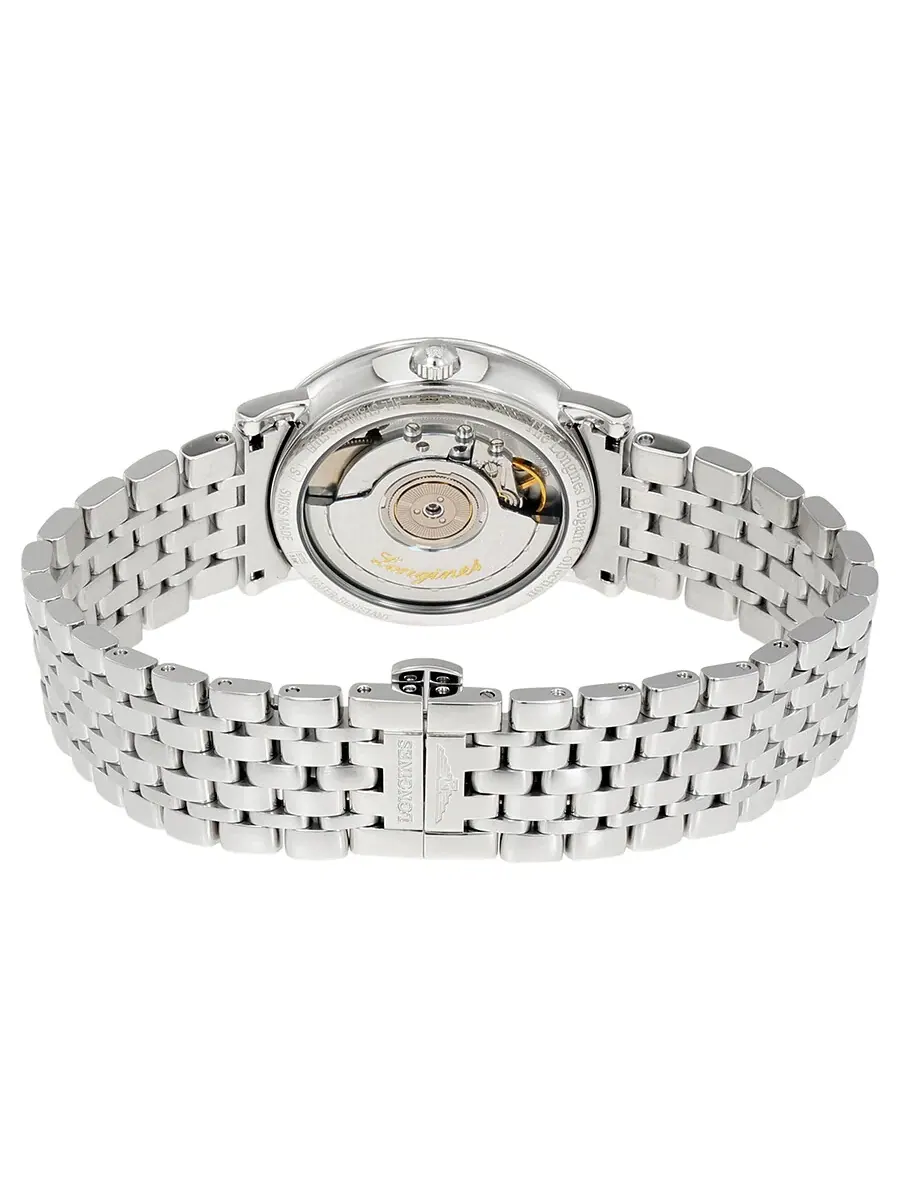 Женские часы Longines Elegant Automatic с белым циферблатом, сталь L4.809.4.11.6 — изображение 3 из 3, оттенок серебряный