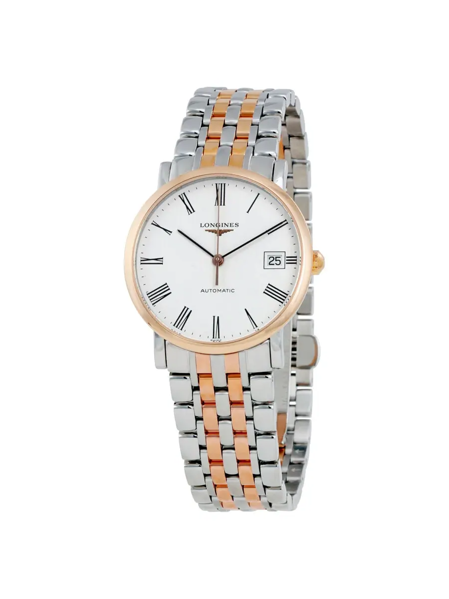 Женские часы Longines Elegant Automatic с белым циферблатом L4.809.5.11.7 — изображение 1 из 3, оттенок белый