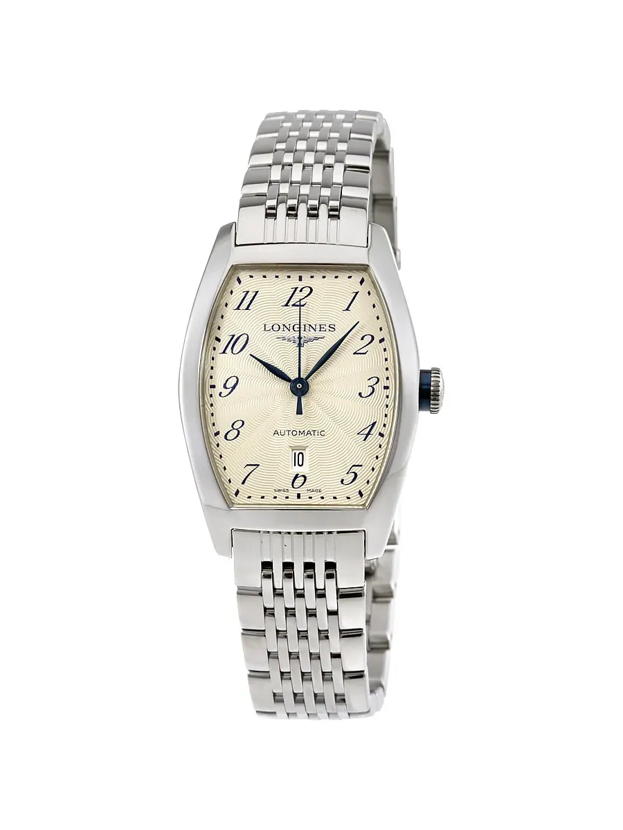Женские часы Longines Evidenza Automatic с серебристым циферблатом L2.142.4.73.6 — изображение 1 из 4, оттенок серебряный