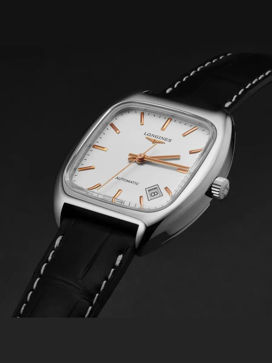 Мужские часы Longines Heritage Automatic с серебристым циферблатом L2.310.4.72.0 — изображение 2 из 4, оттенок серебряный