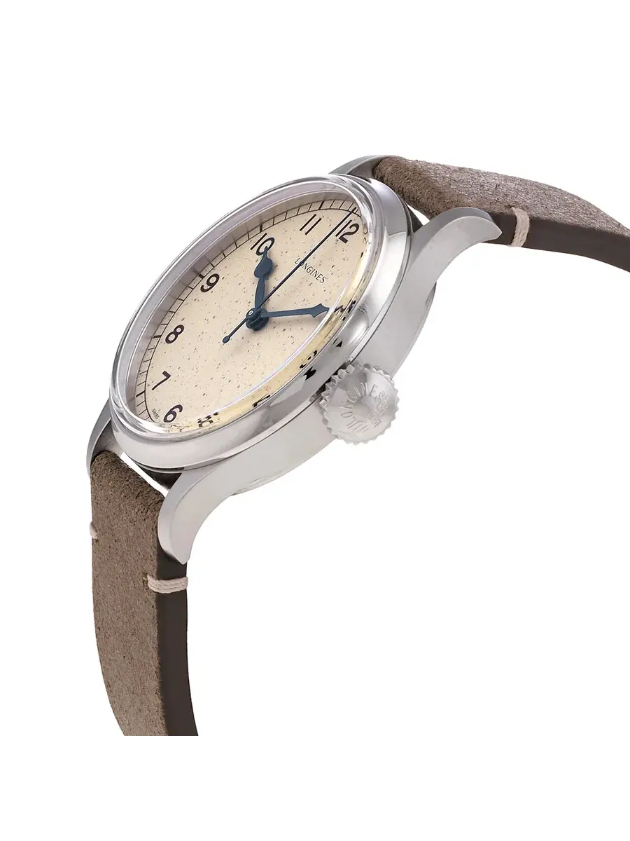 Мужские автоматические часы Longines Heritage Military с серебристым циферблатом L2.819.4.93.2 — изображение 2 из 5