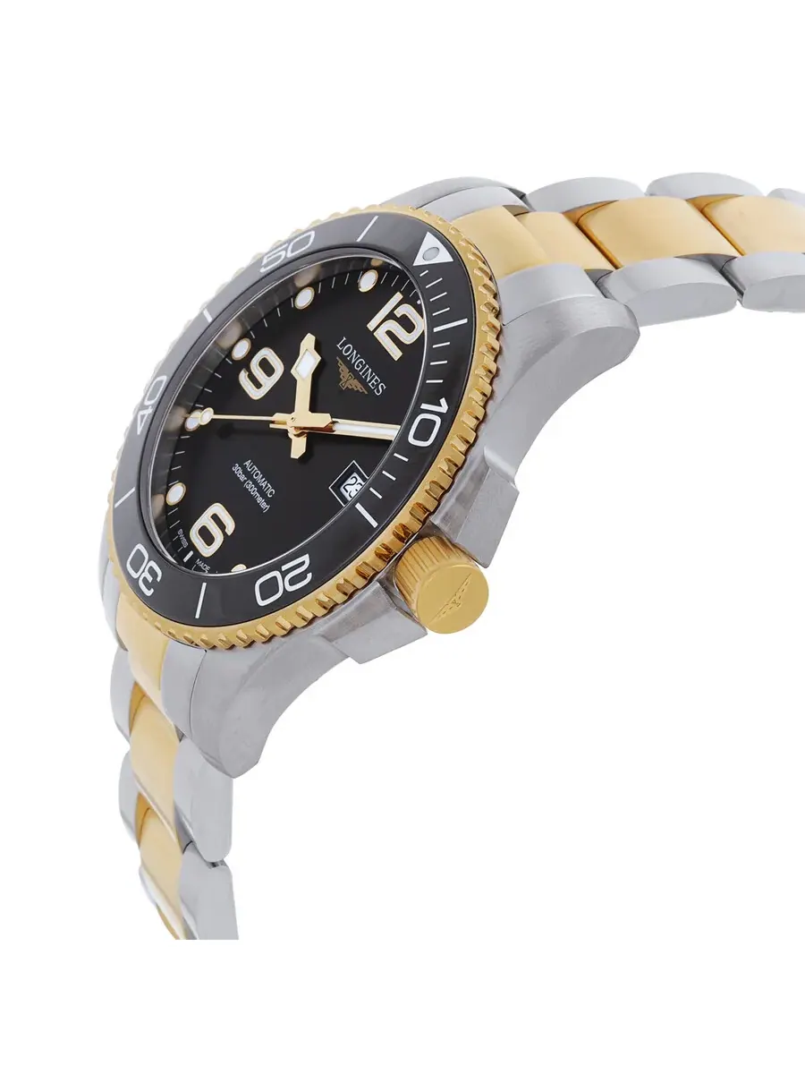 Мужские часы Longines HydroConquest Automatic с черным циферблатом L37823567 — изображение 2 из 3, оттенок черный