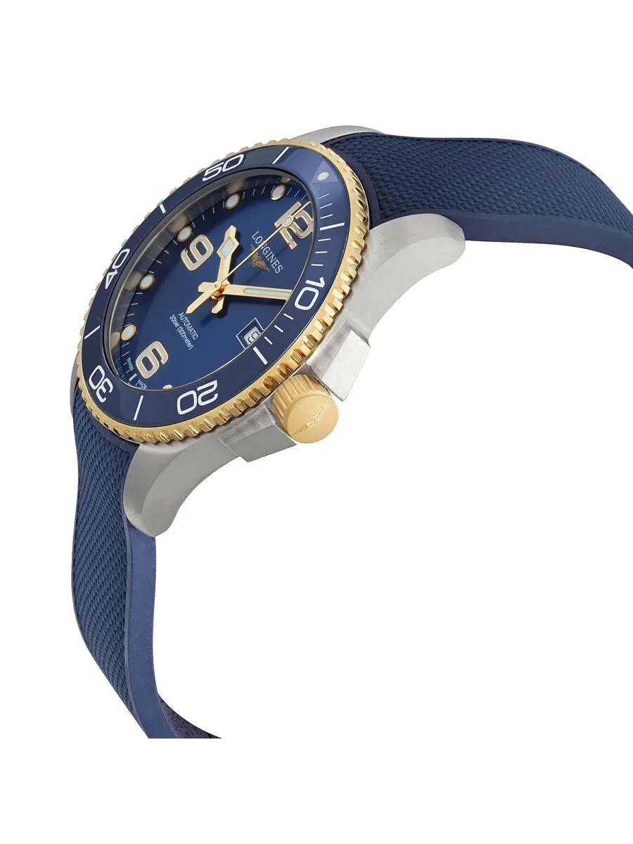Мужские часы Longines Hydroconquest Automatic с синим циферблатом L3.782.3.96.9 — изображение 2 из 3, оттенок синий