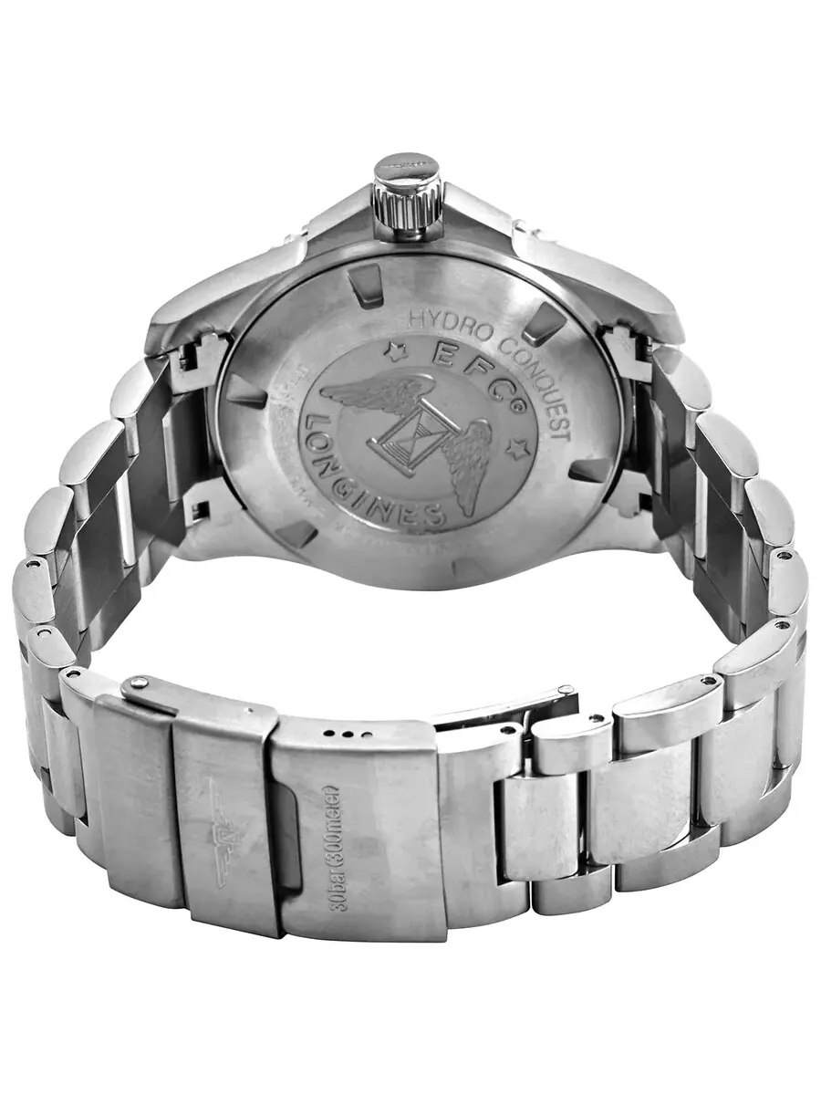 Мужские часы Longines HydroConquest с автоматическим ходом и синим циферблатом L3.782.4.96.6 — изображение 3 из 3