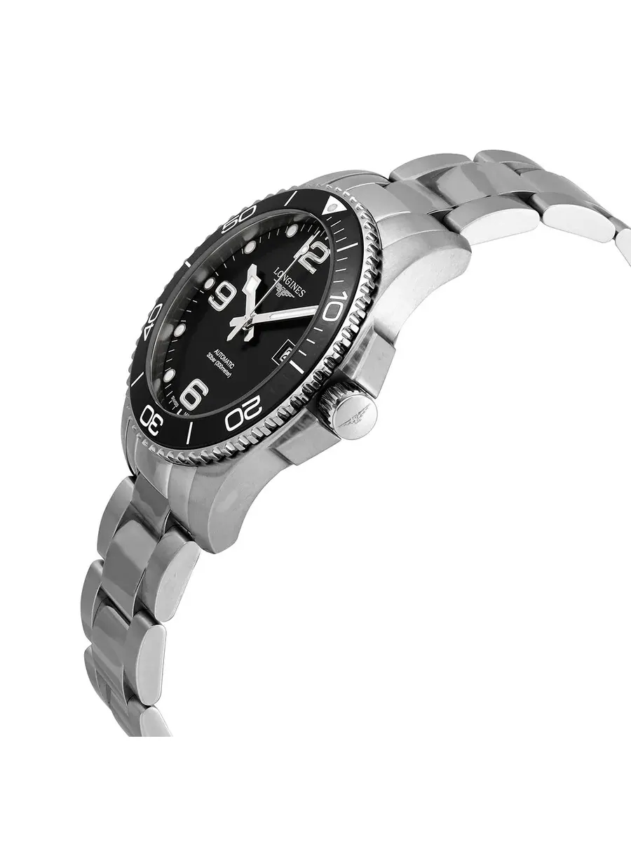 Мужские часы Longines Hydroconquest Automatic с керамическим безелем, диаметр 41 мм, модель L37814566 — изображение 2 из 3