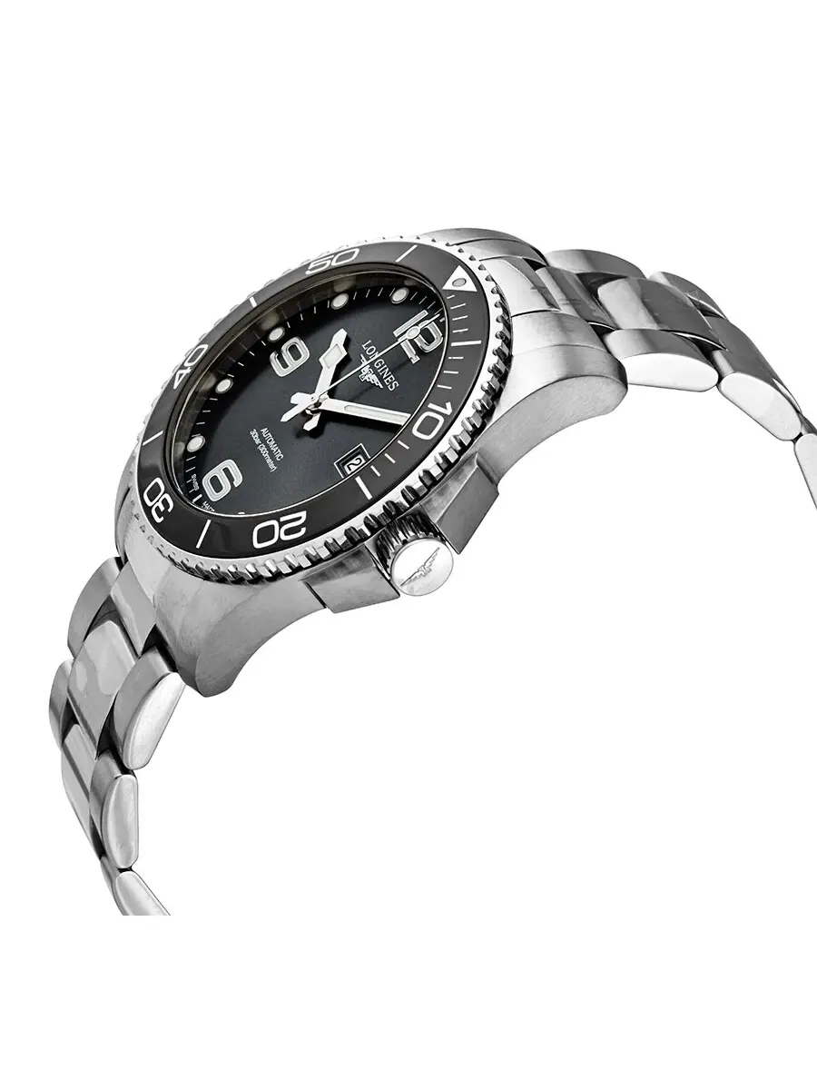 Мужские часы Longines HydroConquest Automatic Steel and Ceramic 41 мм L3.781.4.76.6 — изображение 2 из 3, оттенок серебряный