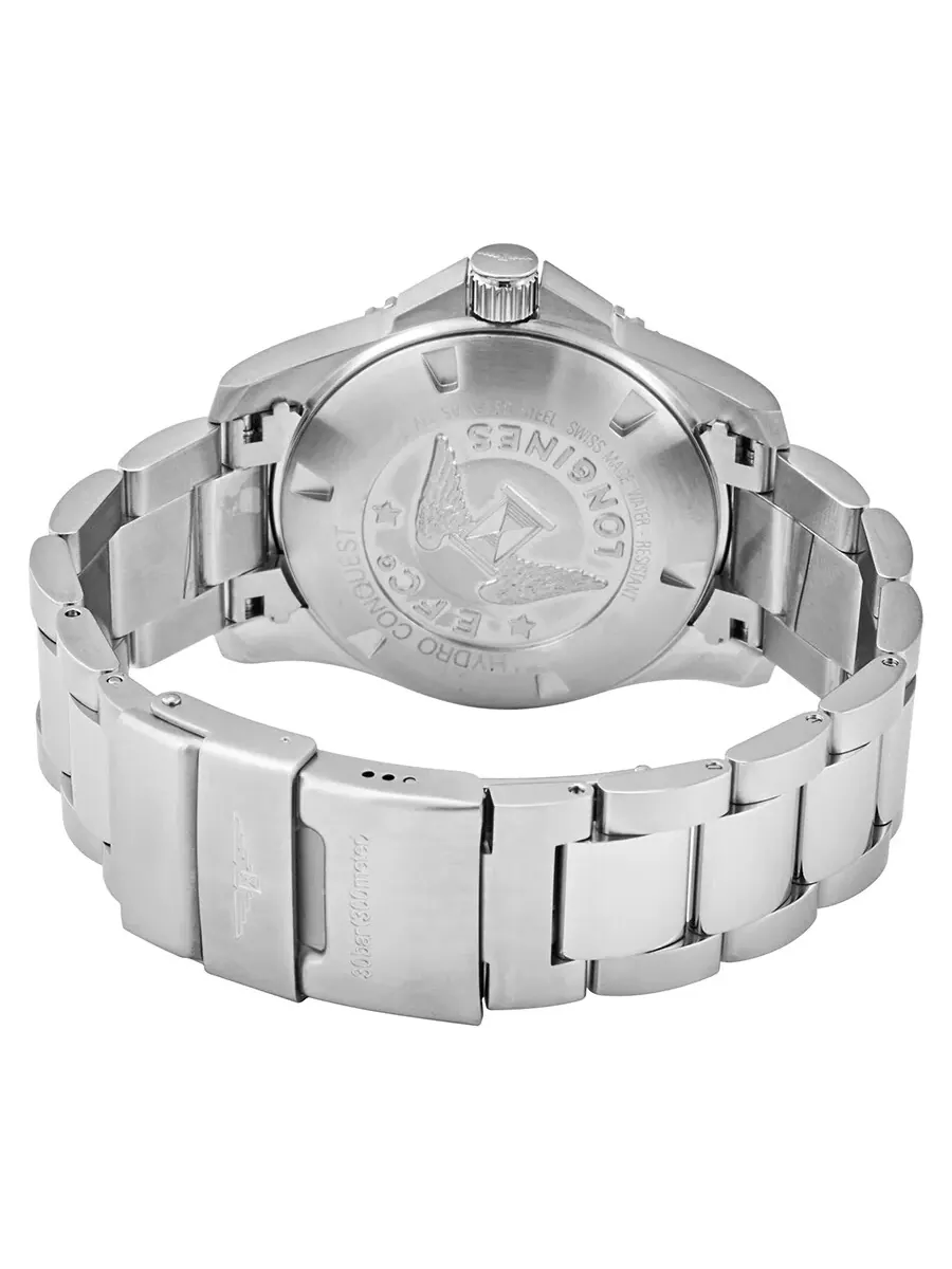 Мужские часы Longines HydroConquest Automatic Steel and Ceramic 41 мм L3.781.4.76.6 — изображение 3 из 3, оттенок серебряный