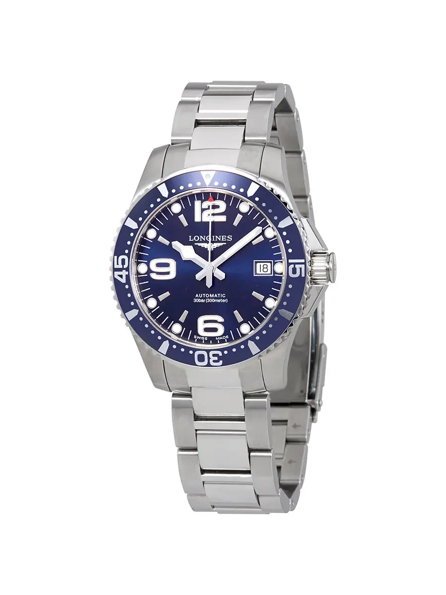Мужские автоматические часы Longines HydroConquest 39 мм L37414966 — изображение 1 из 3, оттенок серебряный