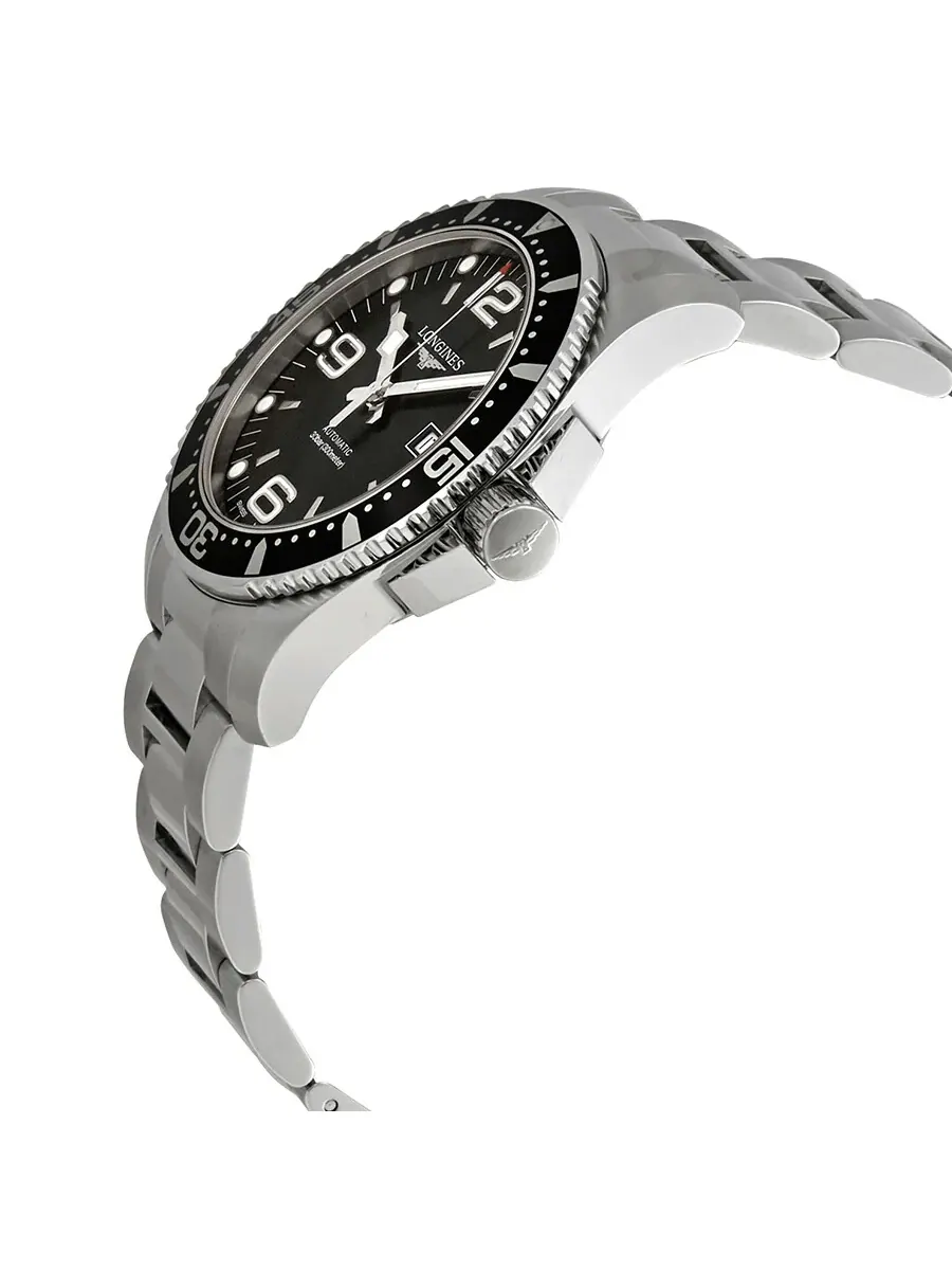 Мужские часы Longines Hydroconquest Automatic 44 мм с черным циферблатом L3.841.4.56.6 — изображение 2 из 3