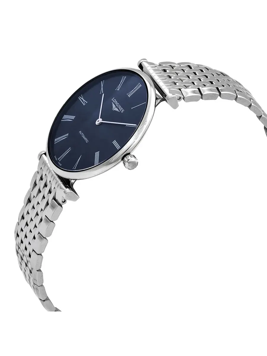 Мужские часы Longines La Grande Automatic с синим циферблатом L4.918.4.94.6 — изображение 2 из 3, оттенок серебряный