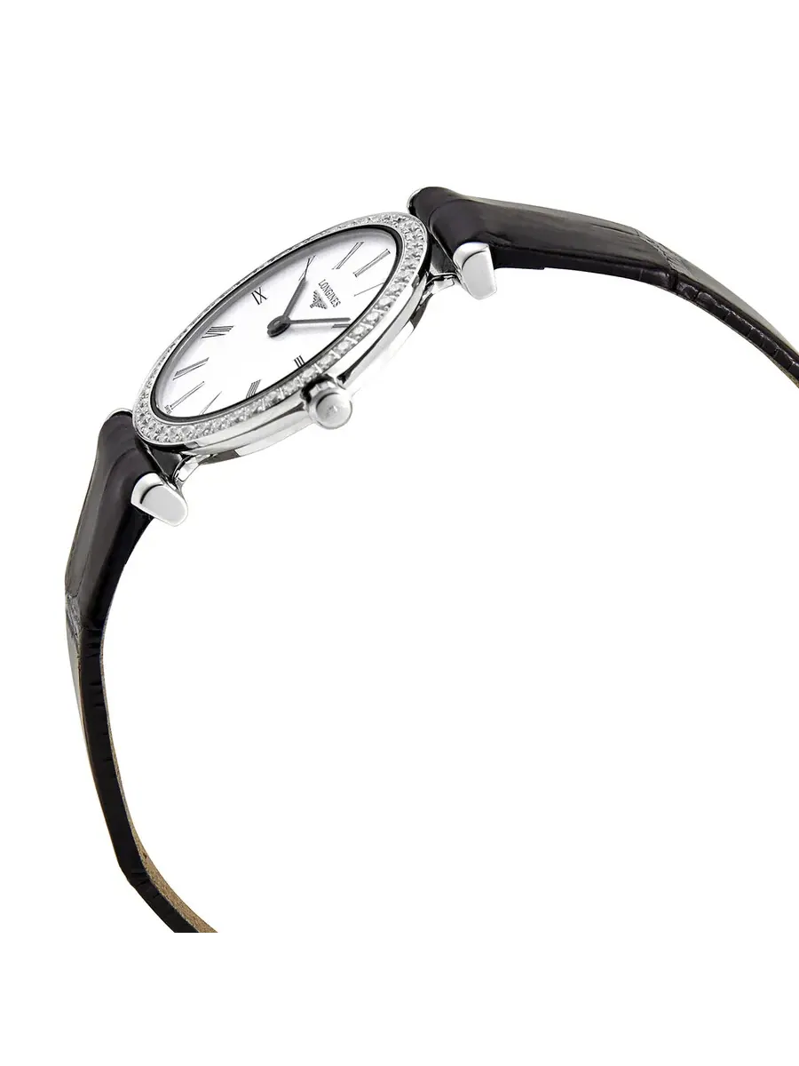 Женские часы Longines La Grande Classique с бриллиантами L4.241.0.11.2 — изображение 2 из 3, оттенок серебряный