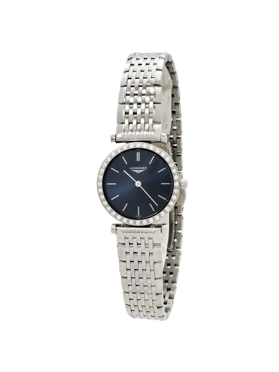 Женские часы Longines La Grande Classique Quartz с синим циферблатом L4.341.0.95.6 — изображение 1 из 3, оттенок синий