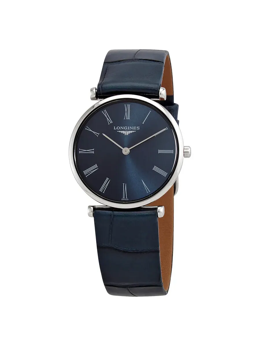 Женские часы Longines La Grande Classique с кварцевым механизмом и синим циферблатом L45124942 — изображение 1 из 3