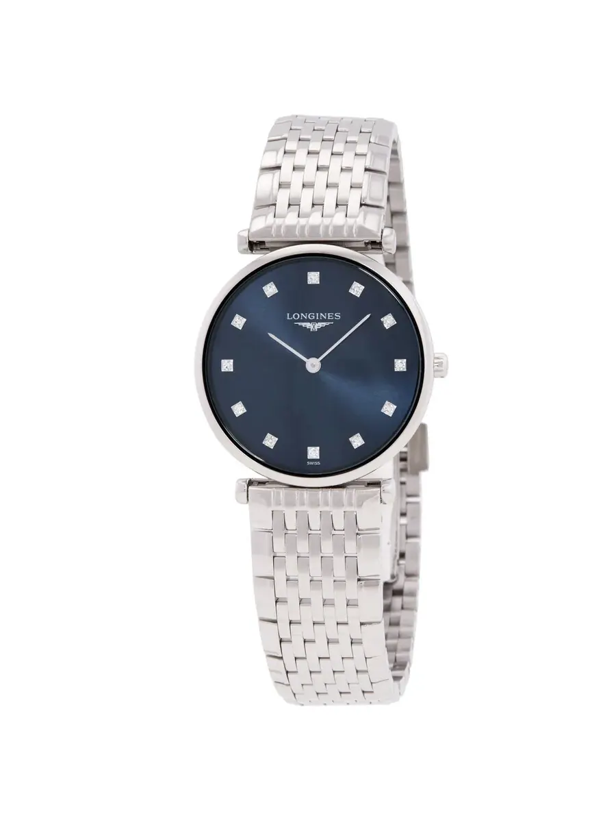 Женские часы Longines La Grande Classique Quartz с бриллиантами L4.512.4.97.C — изображение 1 из 3, оттенок серебряный