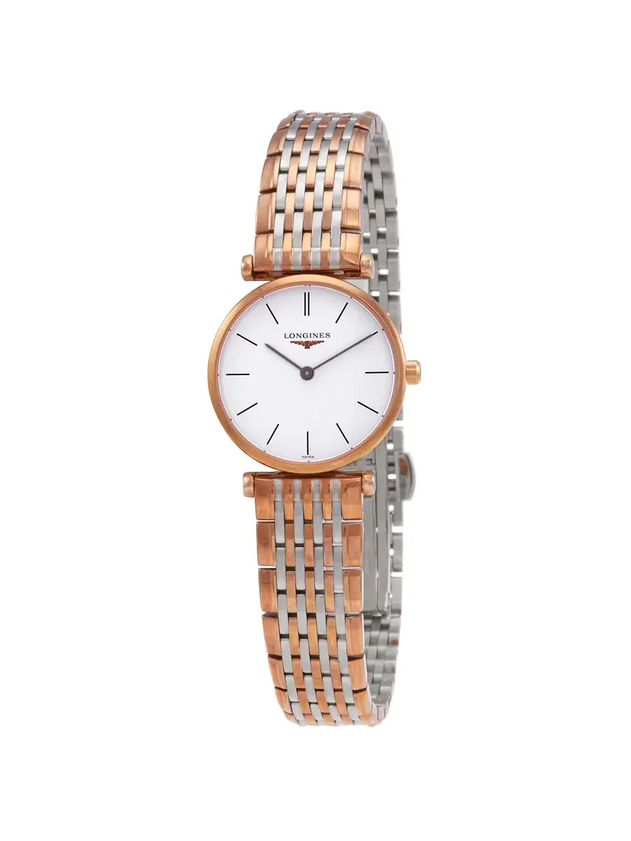 Женские часы Longines La Grande Classique с кварцевым механизмом и белым циферблатом L42091927 — изображение 1 из 3