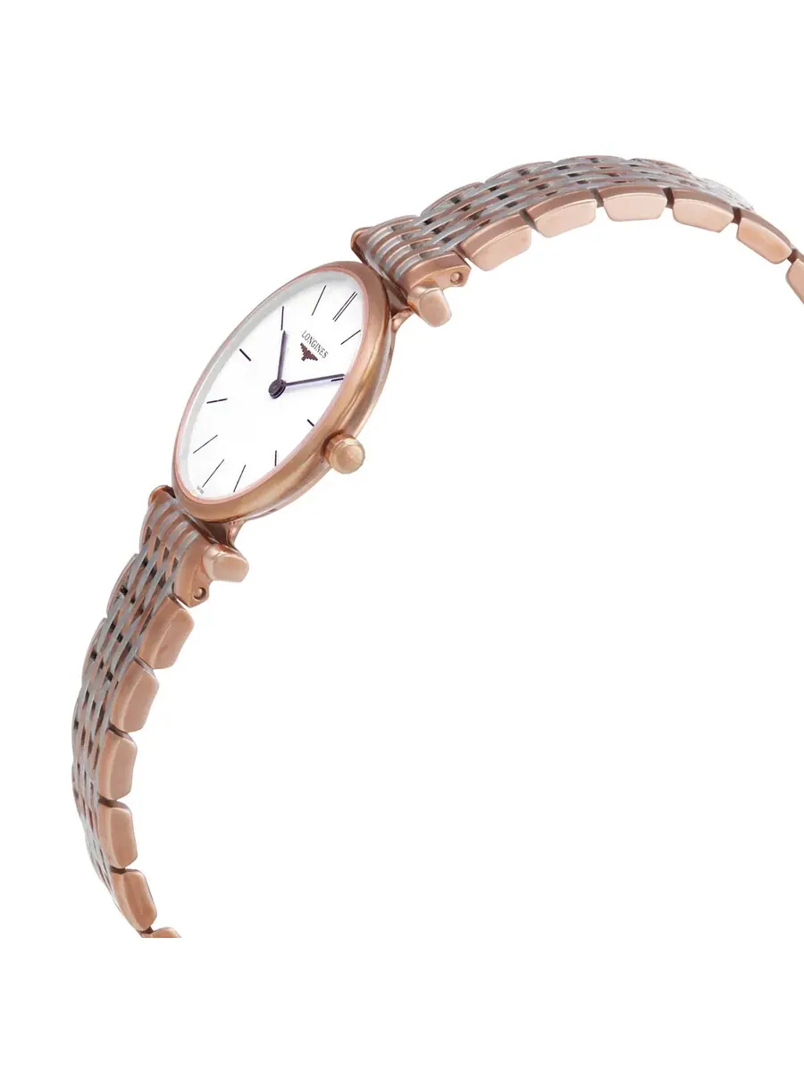 Женские часы Longines La Grande Classique с кварцевым механизмом и белым циферблатом L42091927 — изображение 2 из 3
