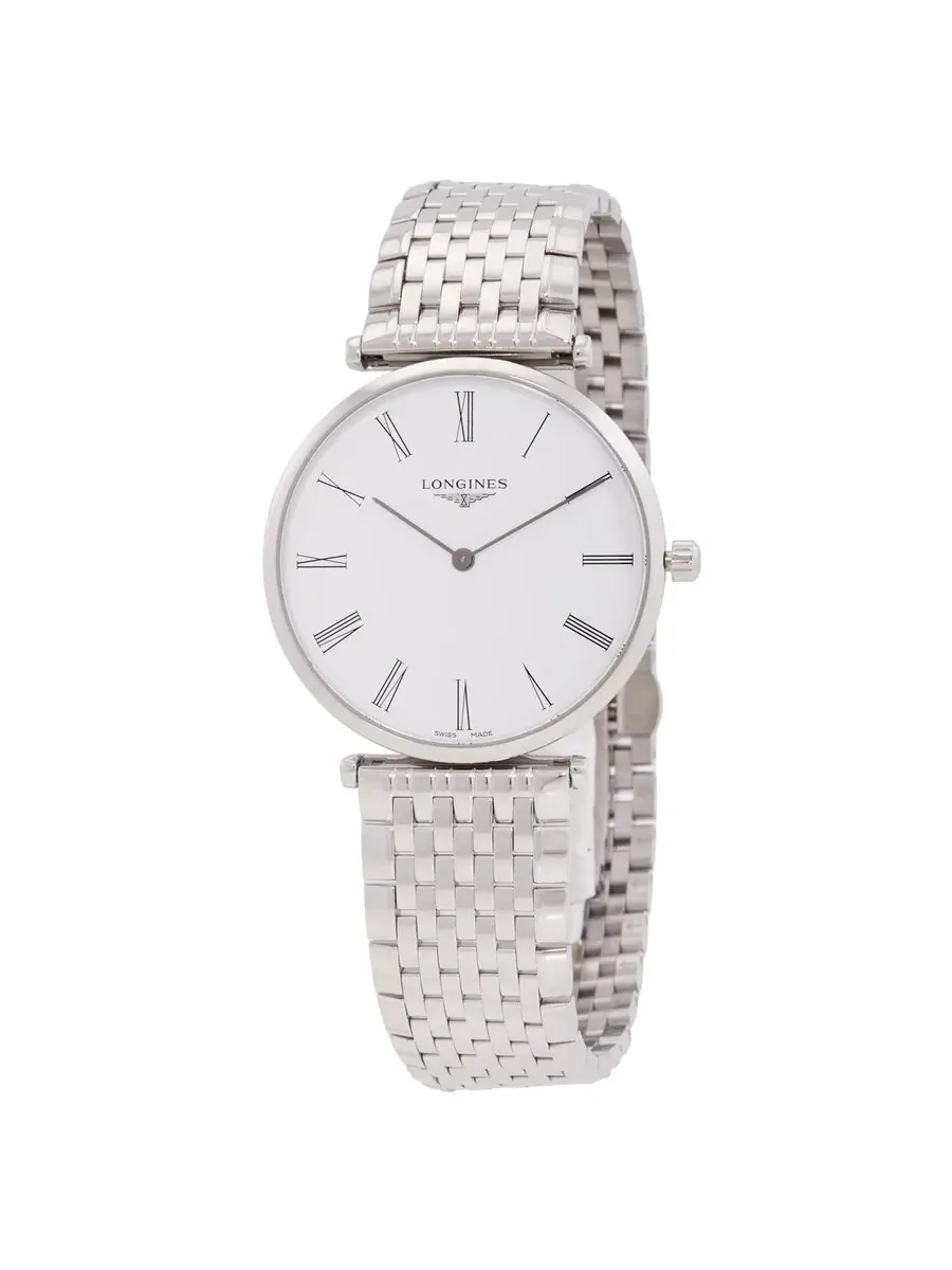 Женские часы Longines La Grande Quartz с белым циферблатом L4.866.4.11.C — изображение 1 из 3, оттенок серебряный