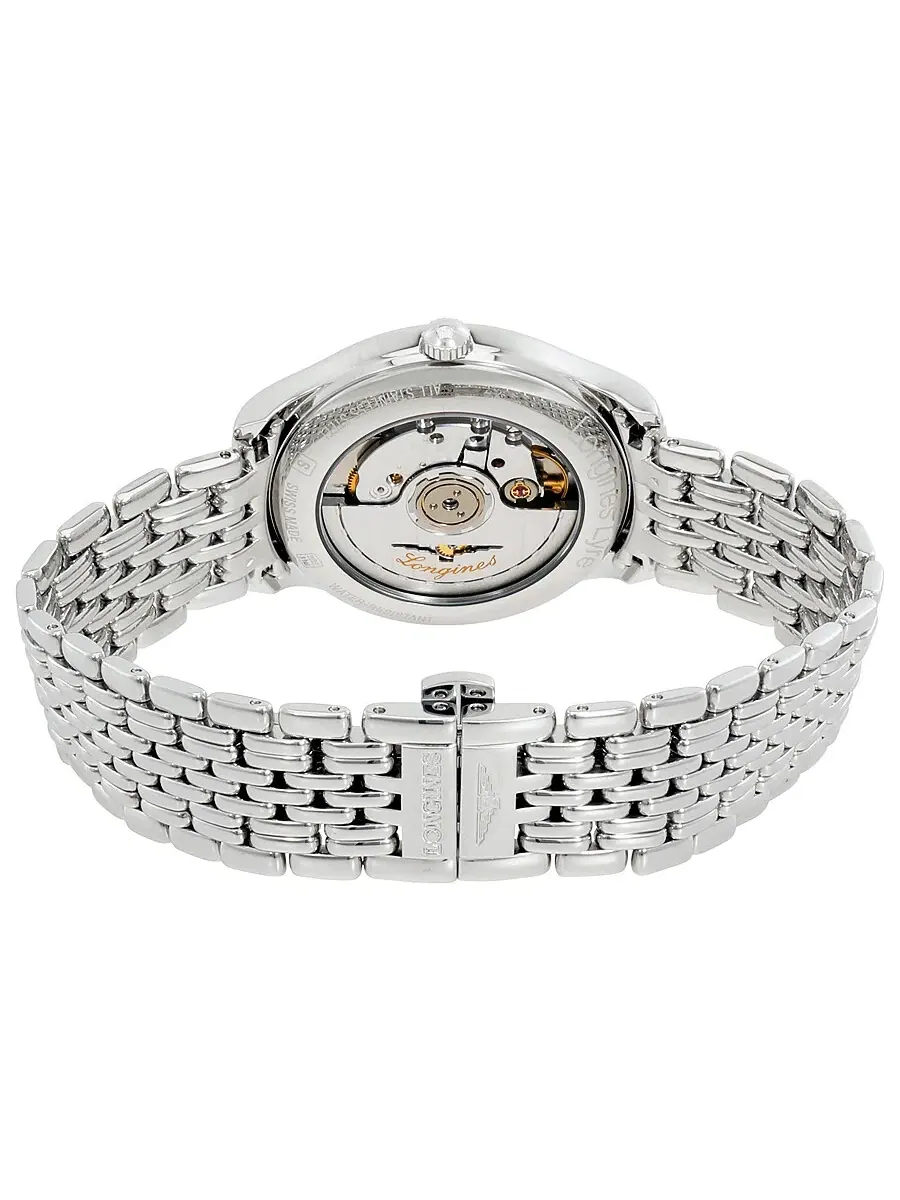 Женские часы Longines Lyre с автоматическим механизмом и белым циферблатом L48604116 — изображение 3 из 3, оттенок серебряный