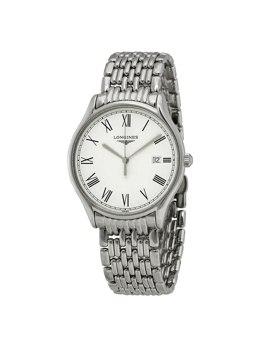 Мужские часы Longines Lyre с белым циферблатом L4.859.4.11.6 — изображение 1 из 3, оттенок серебряный