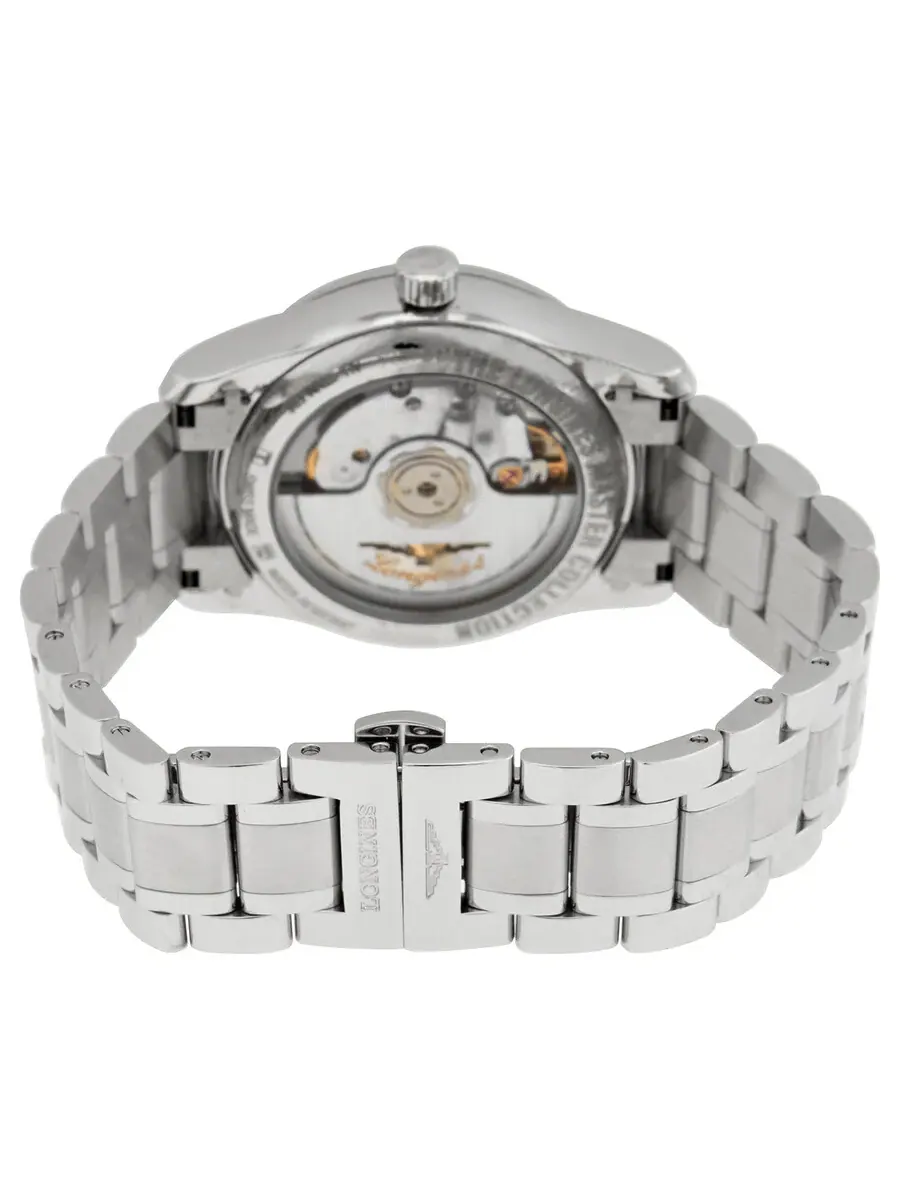 Женские часы Longines Master Automatic с циферблатом из перламутра и бриллиантами L2.409.4.87.6 — изображение 3 из 3