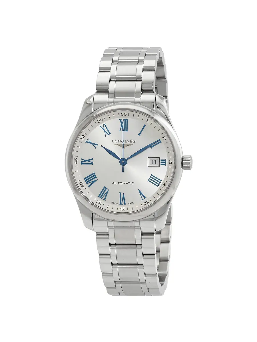 Мужские часы Longines Master Automatic с серебристым циферблатом L2.793.4.79.6 — изображение 1 из 3, оттенок серебряный