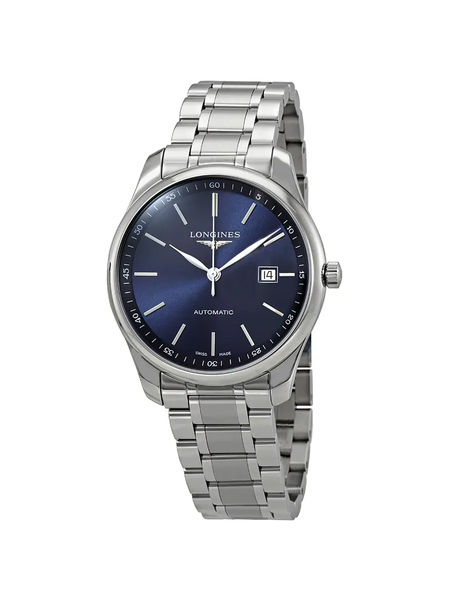 Мужские часы Longines Master Collection с автоматическим механизмом и синим циферблатом L2.893.4.92.6 — изображение 1 из 3
