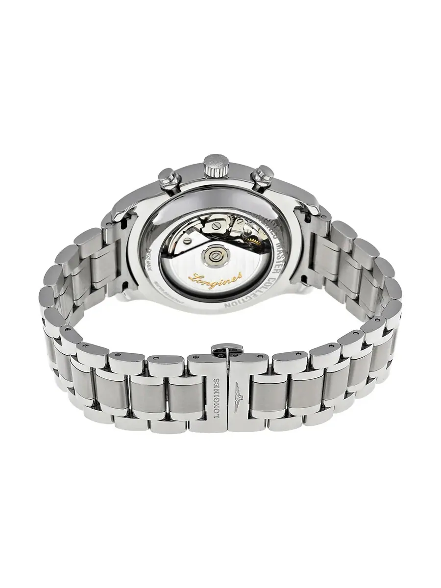 Мужские часы Longines Master Collection с автоматическим хронографом L27734786 — изображение 3 из 3, оттенок серебряный