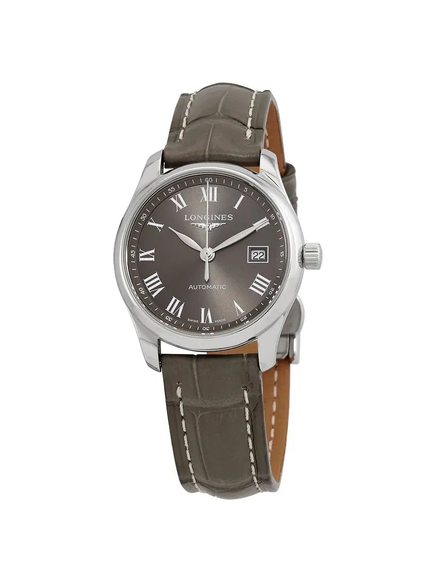 Женские автоматические часы Longines Master Collection L2.257.4.71.3 — изображение 1 из 3, оттенок серебряный