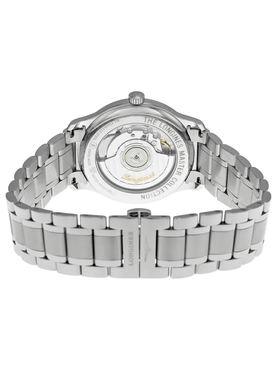 Мужские автоматические часы Longines Master Collection L2.628.4.78.6 — изображение 3 из 4, оттенок серебряный
