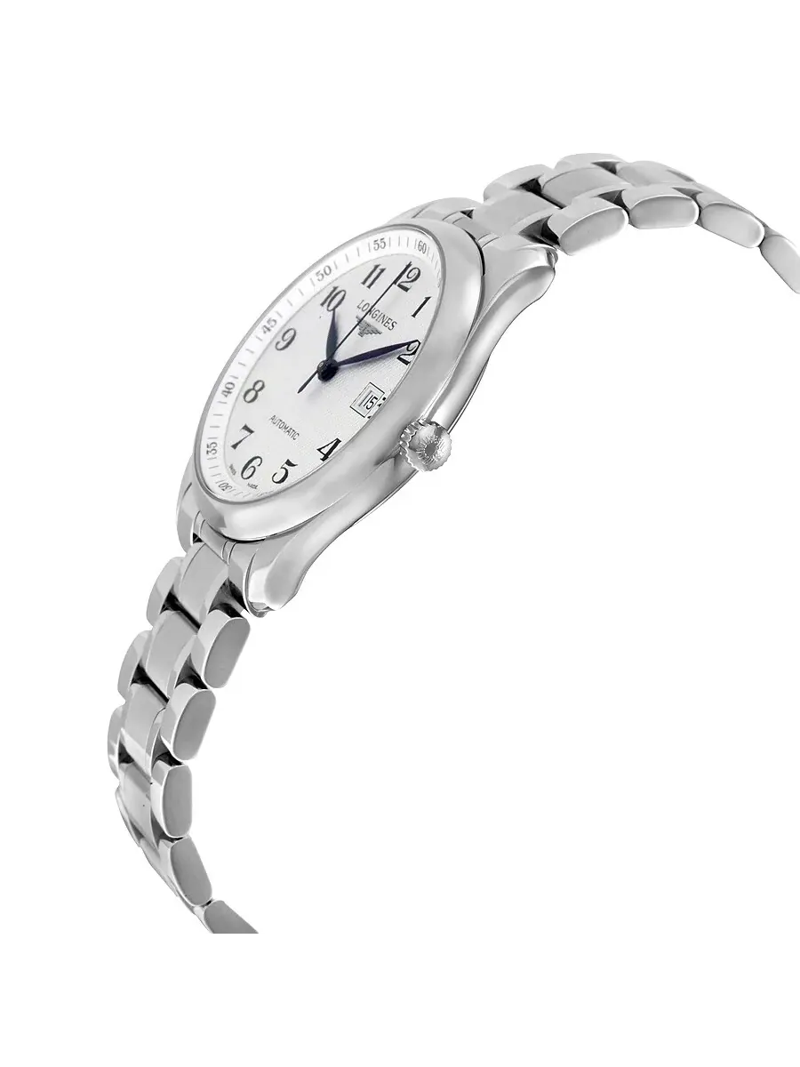 Мужские часы Longines Master Collection с автоматическим механизмом и серебристым циферблатом L2.793.4.78.6