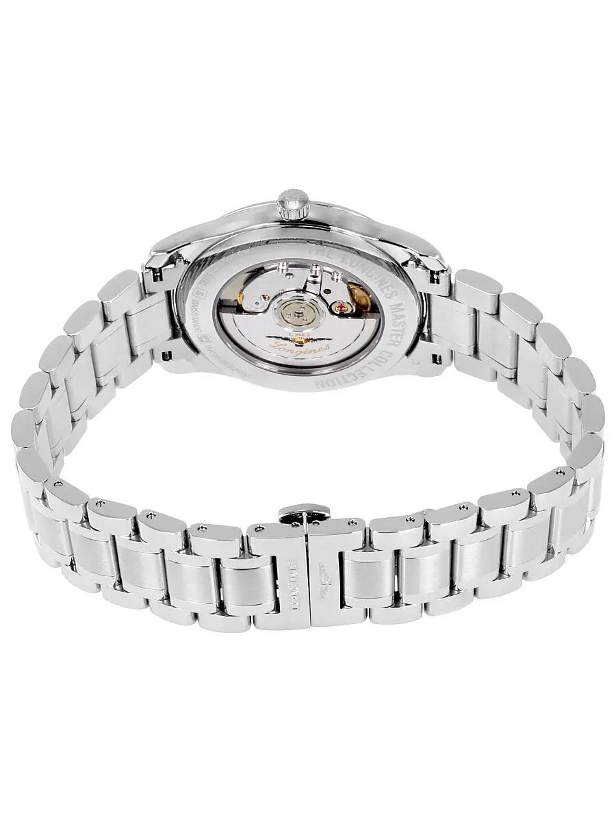 Мужские часы Longines Master Collection с автоматическим механизмом и серебристым циферблатом L2.793.4.78.6