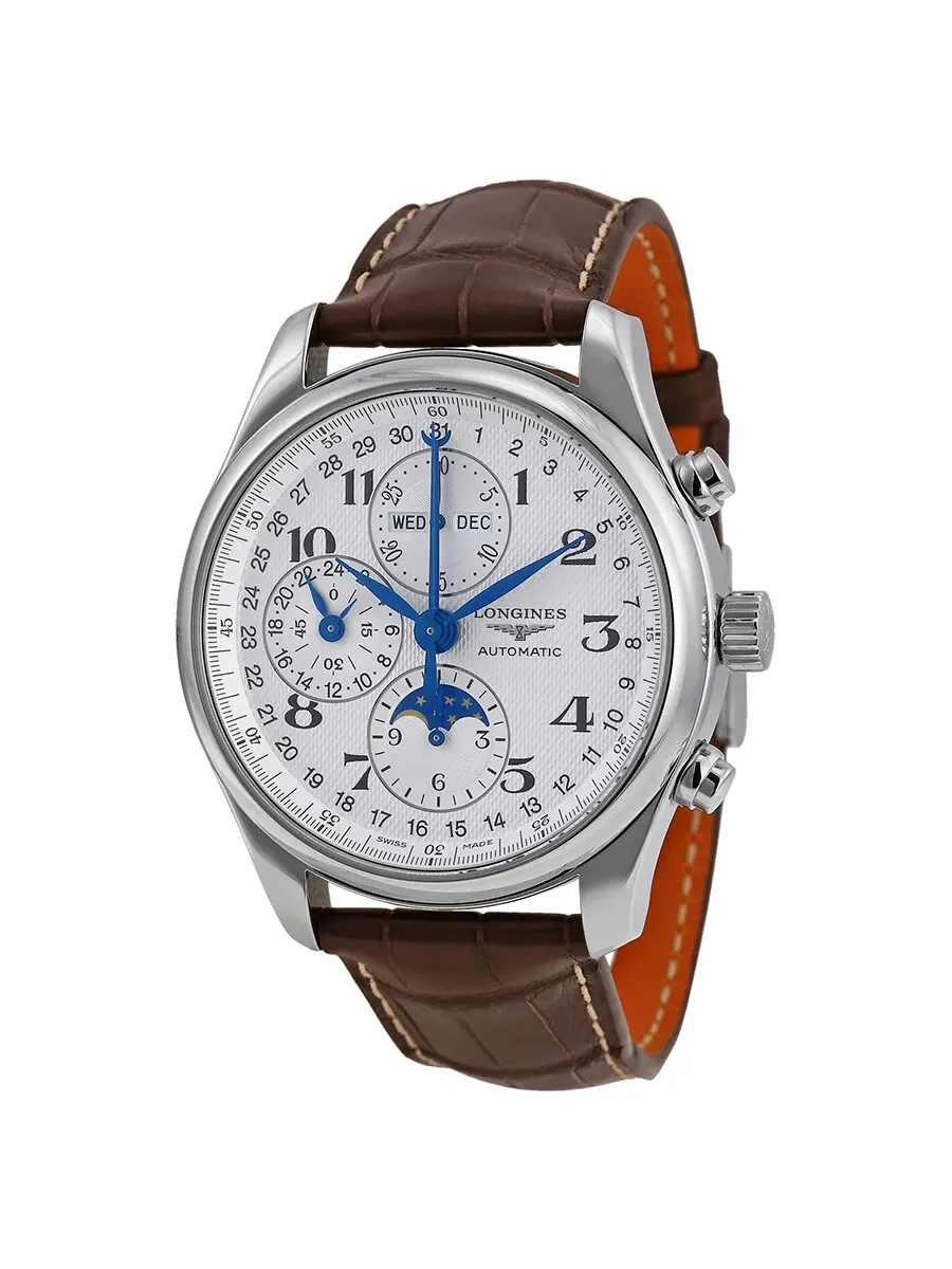 Мужские часы Longines Master Collection Moonphase Automatic Chronograph 42 мм L27734783 — изображение 1 из 3