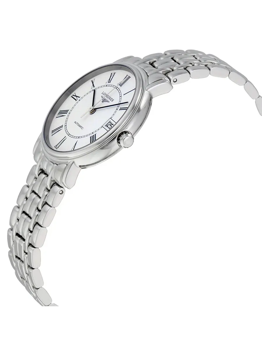Мужские автоматические часы Longines Presence с белым циферблатом L4.821.4.11.6 — изображение 2 из 4, оттенок серебряный