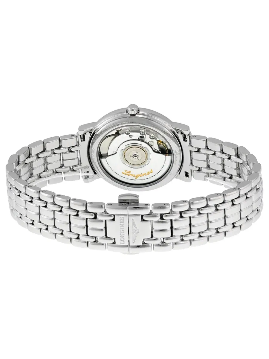Мужские автоматические часы Longines Presence с белым циферблатом L4.821.4.11.6 — изображение 3 из 4, оттенок серебряный