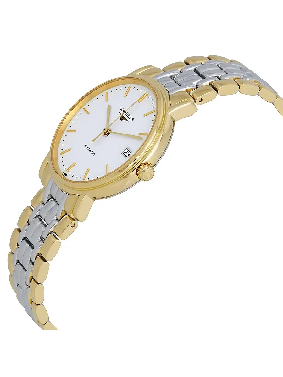 Женские часы Longines Presence с автоматическим механизмом и белым циферблатом L4.821.2.12.7 — изображение 2 из 3