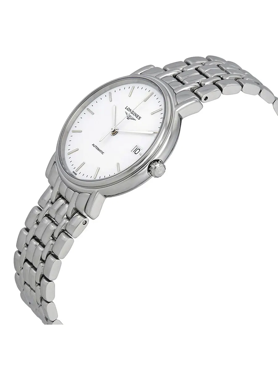 Женские часы Longines Presence Automatic с белым циферблатом L4.821.4.12.6 — изображение 2 из 3, оттенок серебряный