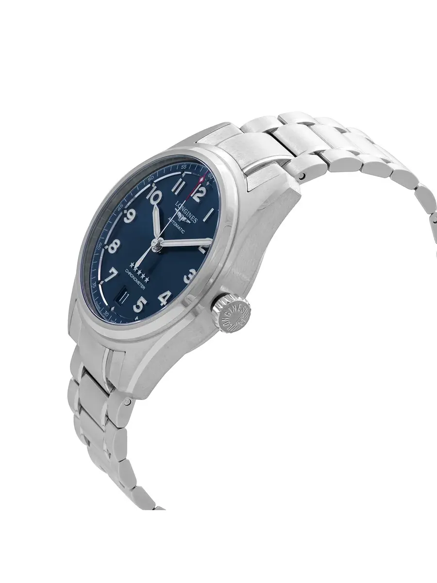 Мужские часы Longines Spirit Automatic с синим циферблатом L34104936 — изображение 2 из 3, оттенок серебряный