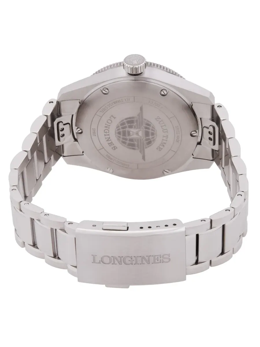 Мужские часы Longines Spirit Zulu Time с автоматическим хронометром L38024606 — изображение 3 из 3, оттенок синий